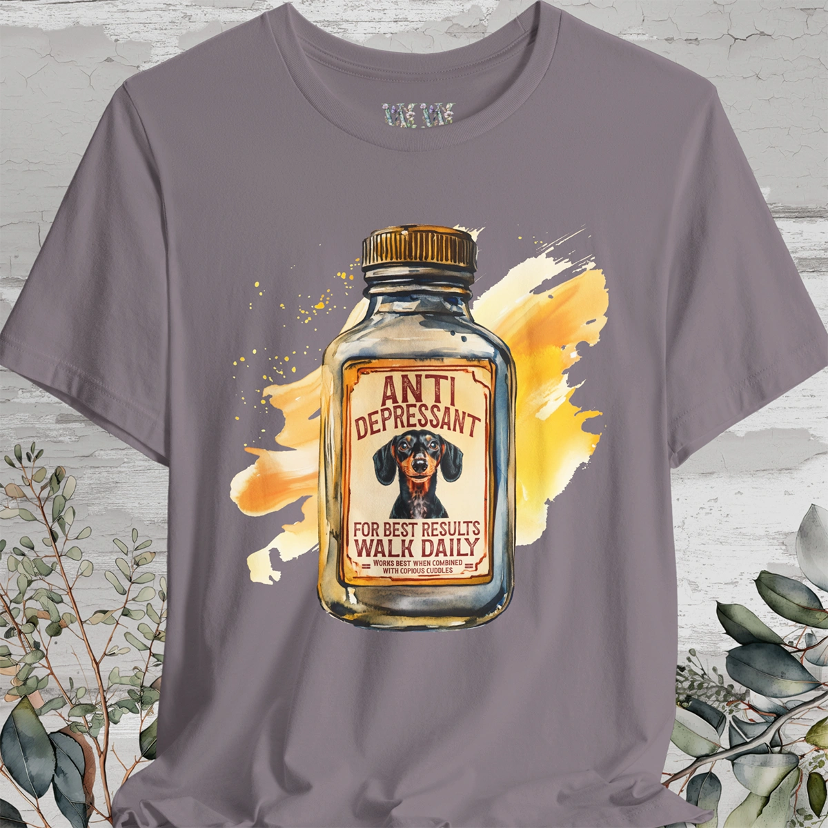 Dachshund Antidepressant T shirt