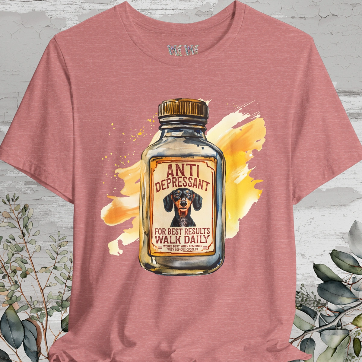 Dachshund Antidepressant T shirt