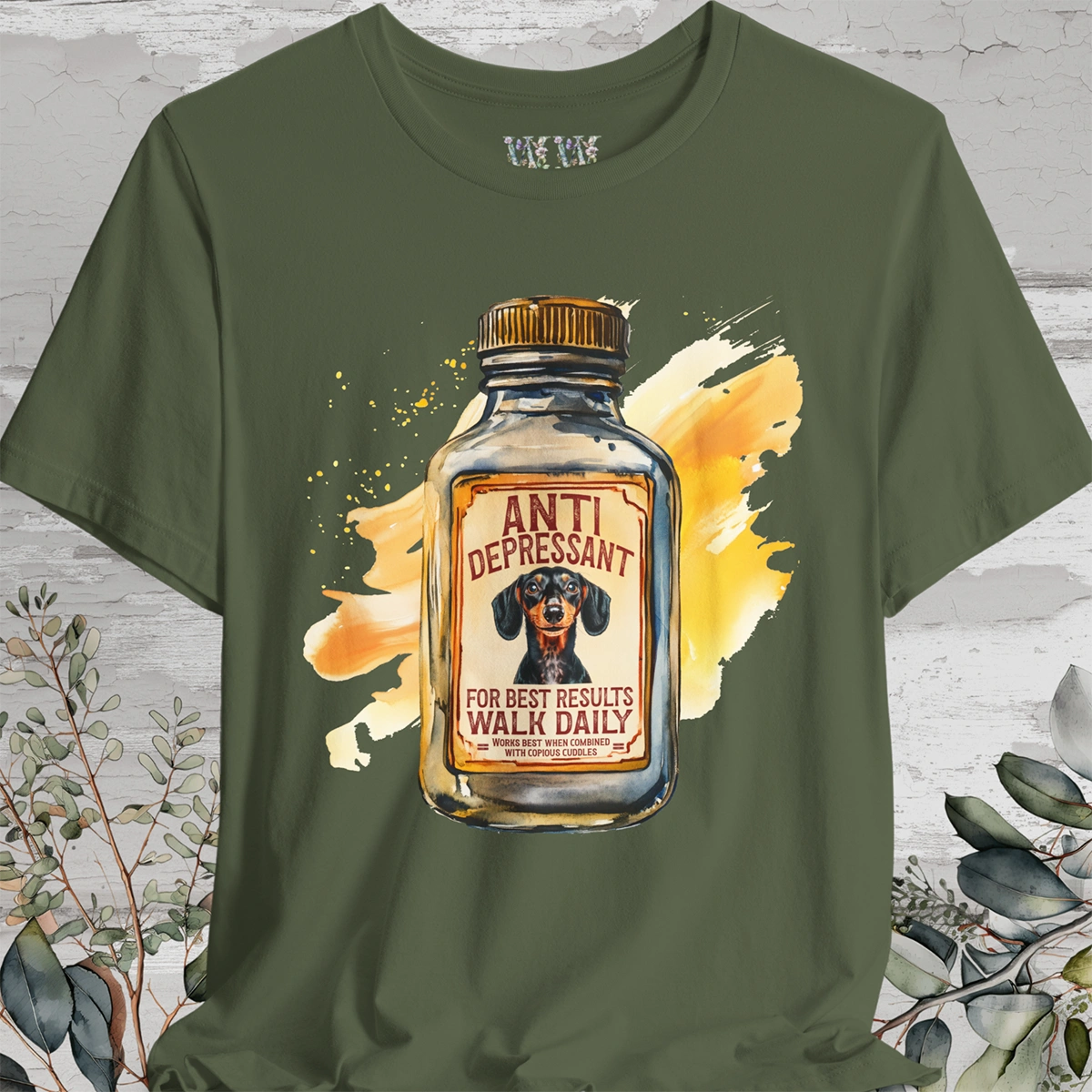 Dachshund Antidepressant T shirt