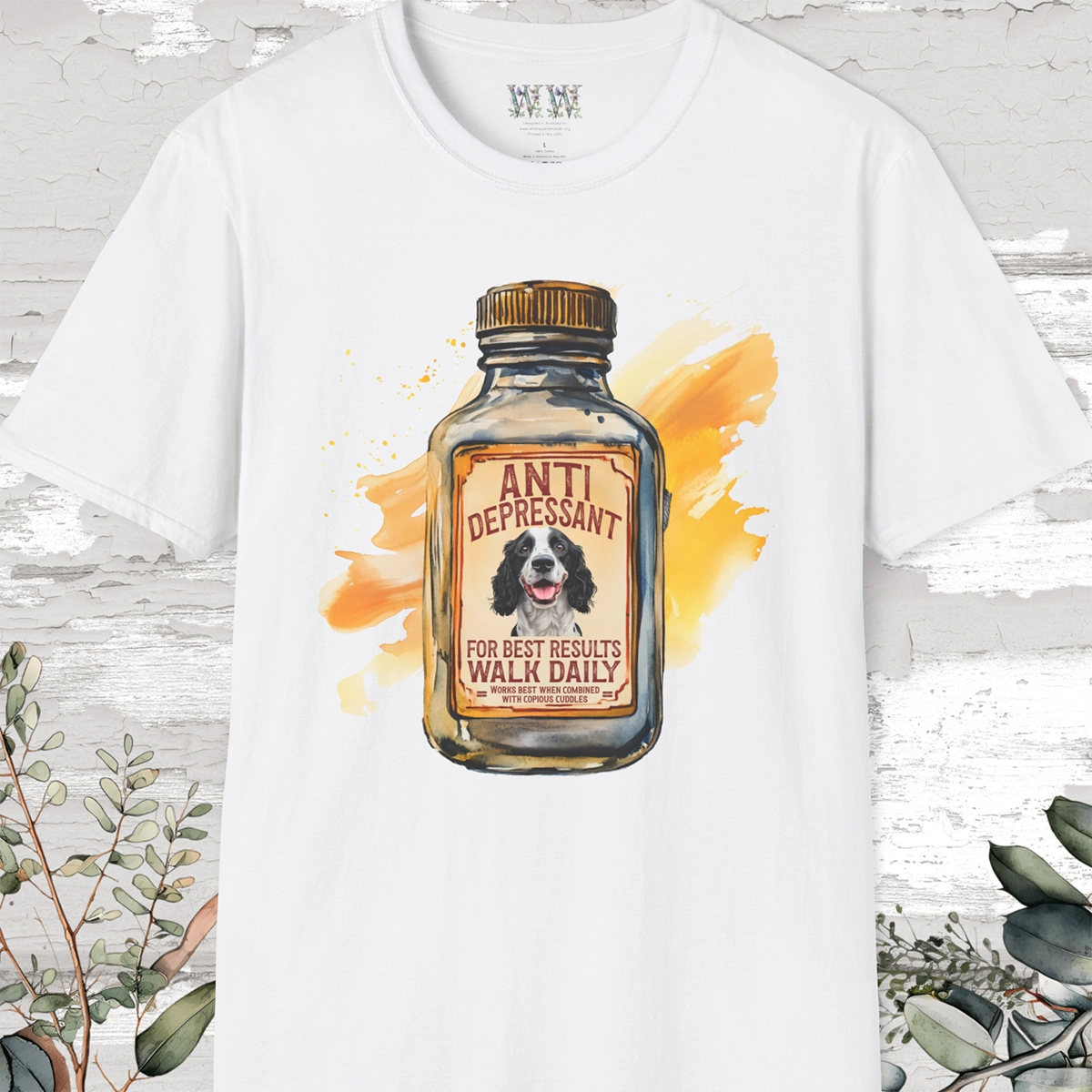 Antidepressant English Springer Spaniel #2 Unisex T shirt