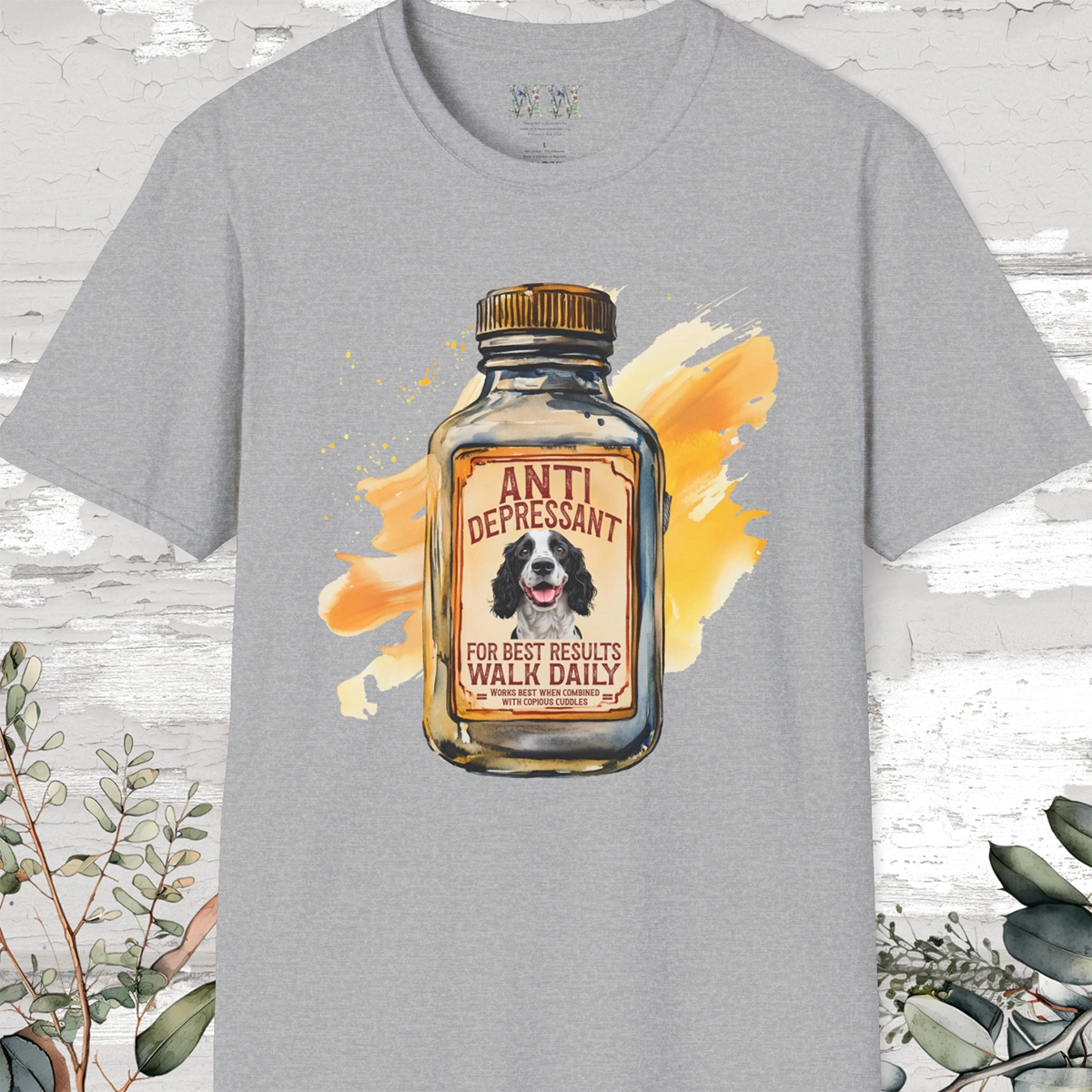 Antidepressant English Springer Spaniel #2 Unisex T shirt