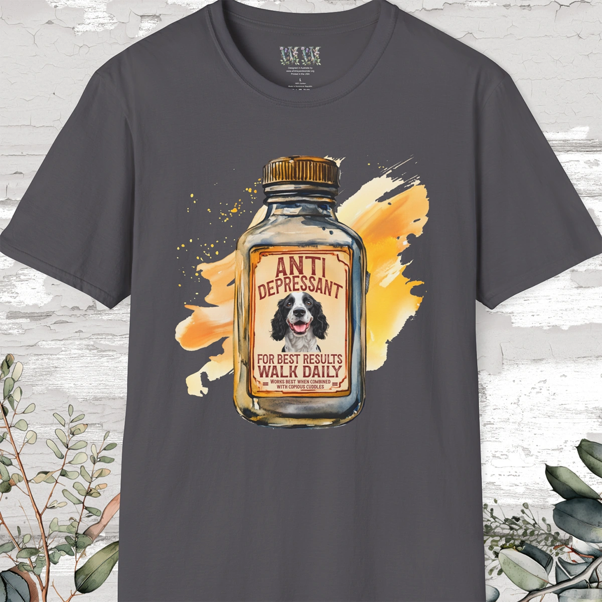 Antidepressant English Springer Spaniel #2 Unisex T shirt