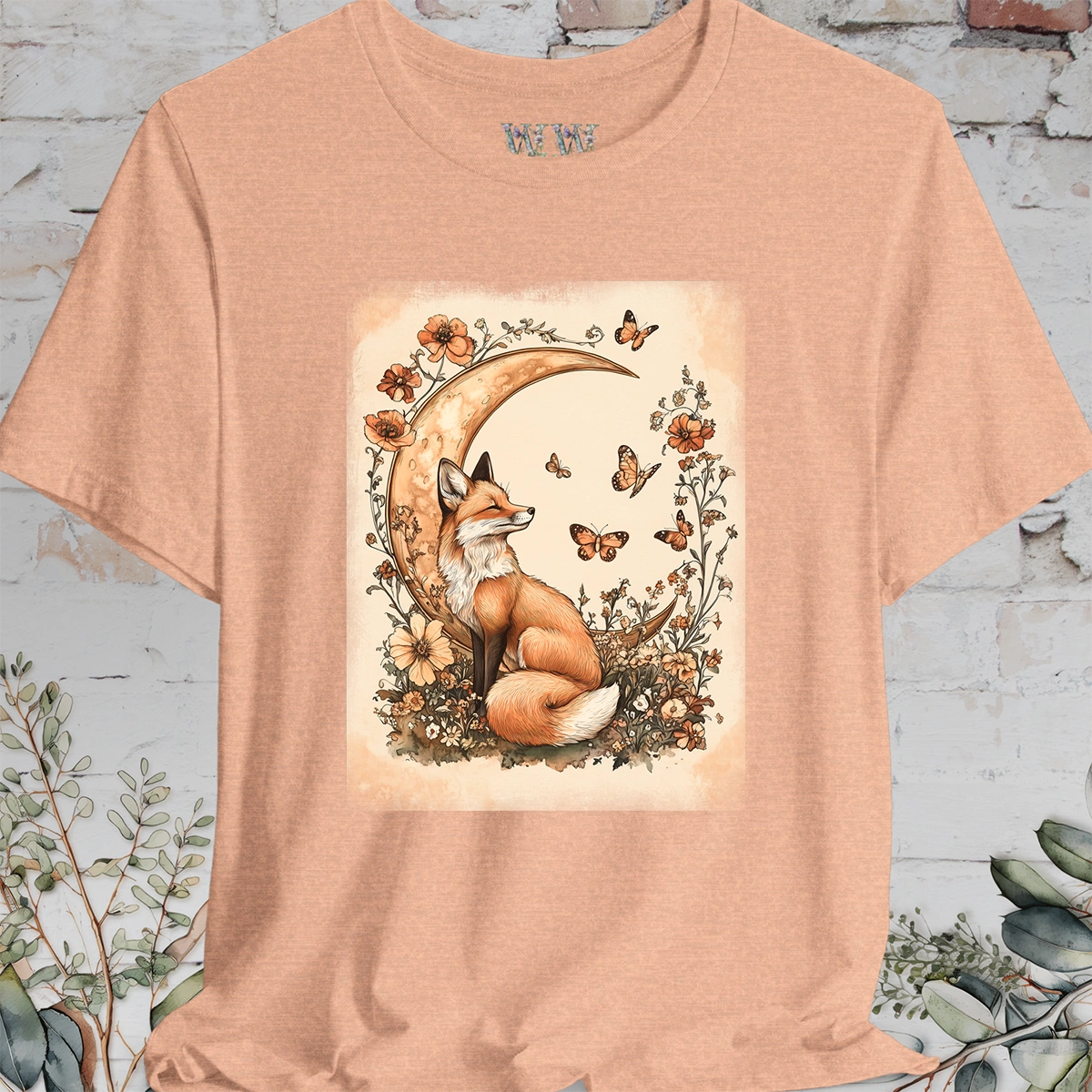 Fox & Moon #5 T-Shirt