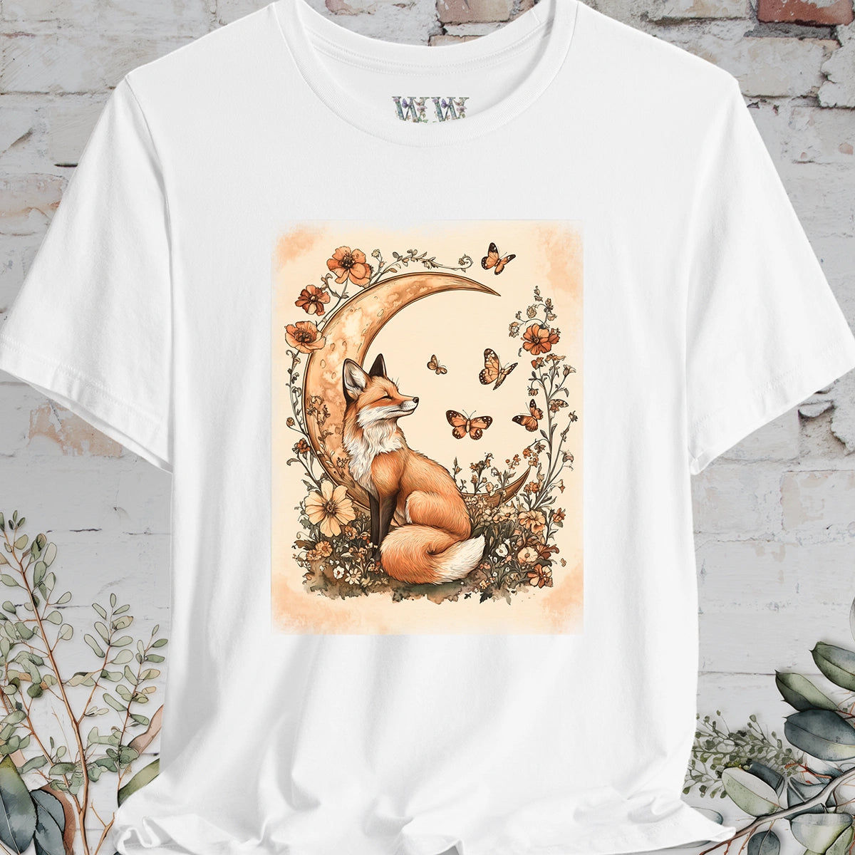Fox & Moon #5 T-Shirt
