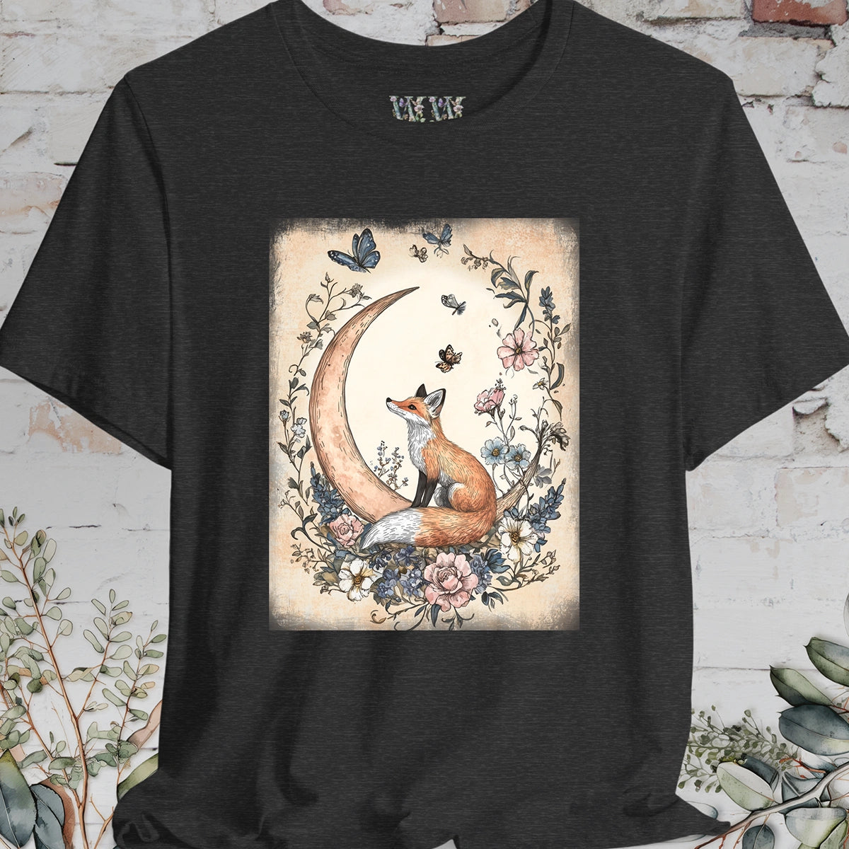 Fox & Moon #6 T-Shirt