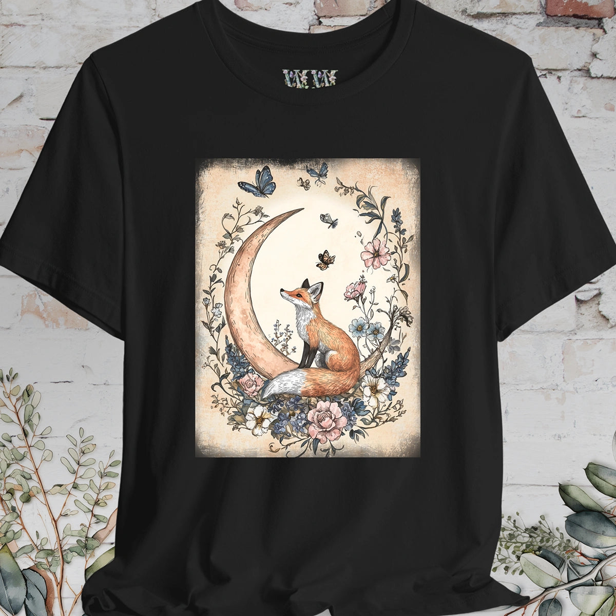Fox & Moon #6 T-Shirt