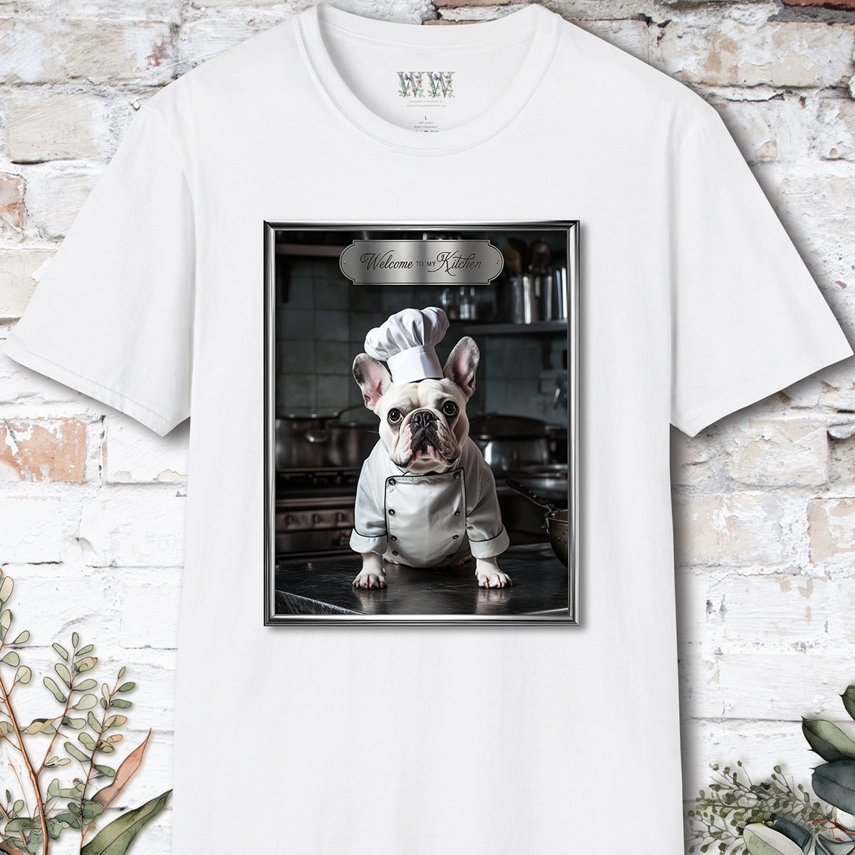 French Bulldog Chef Unisex T shirt