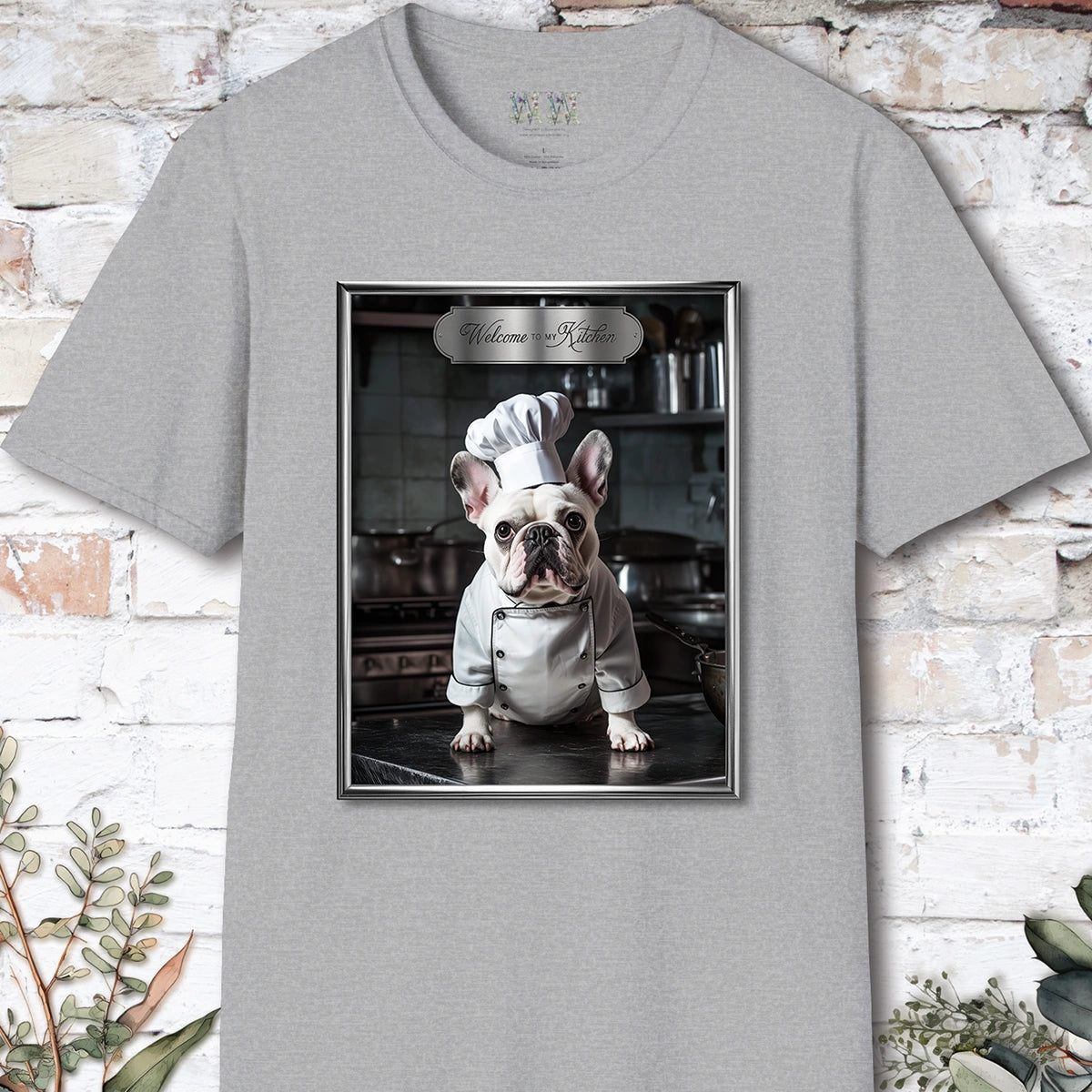 French Bulldog Chef Unisex T shirt