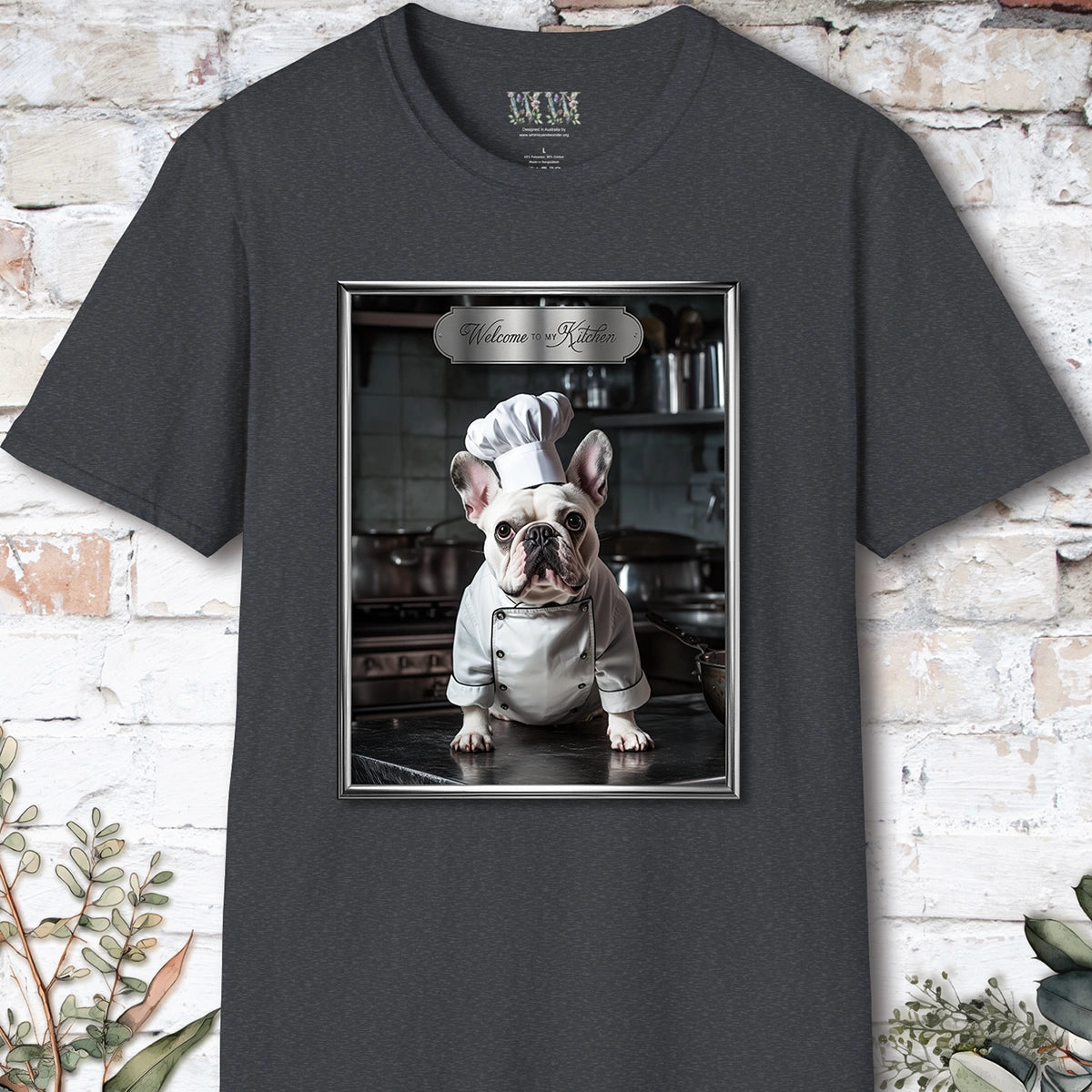 French Bulldog Chef Unisex T shirt