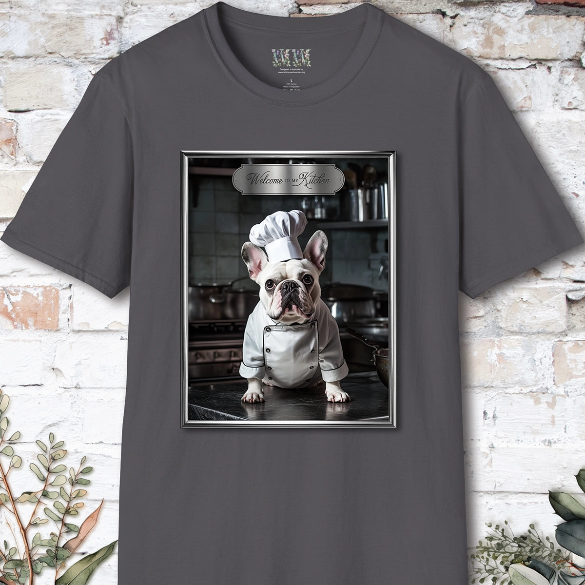 French Bulldog Chef Unisex T shirt