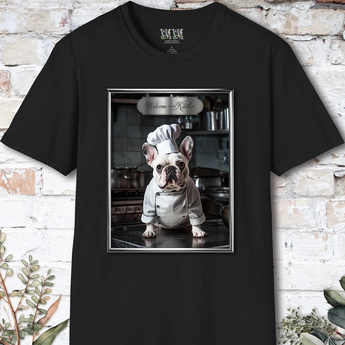 French Bulldog Chef Unisex T shirt