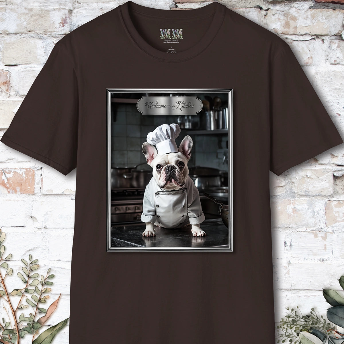 French Bulldog Chef Unisex T shirt