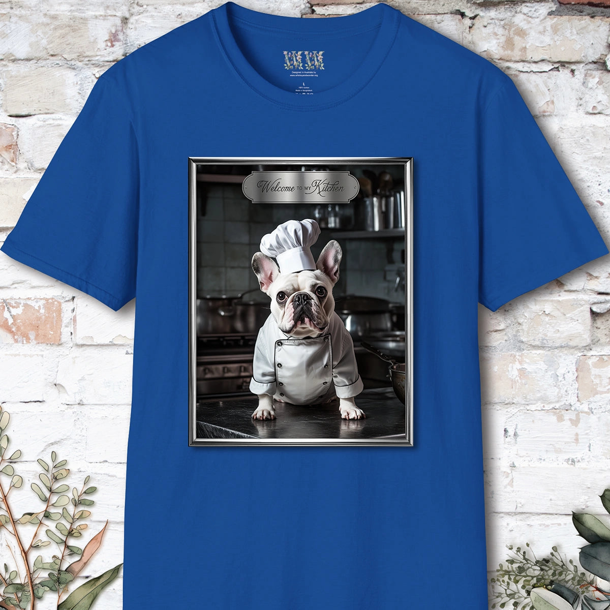 French Bulldog Chef Unisex T shirt