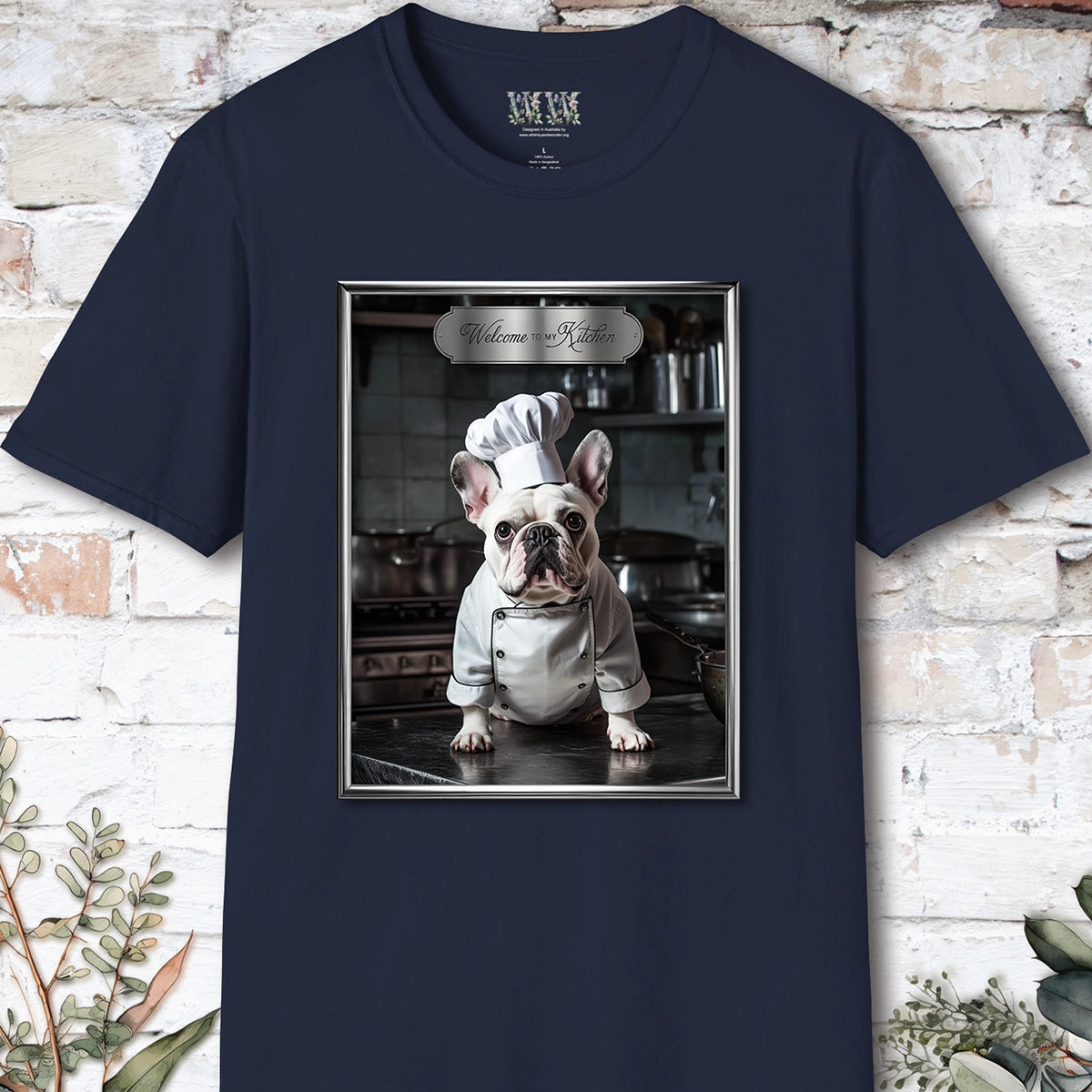 French Bulldog Chef Unisex T shirt