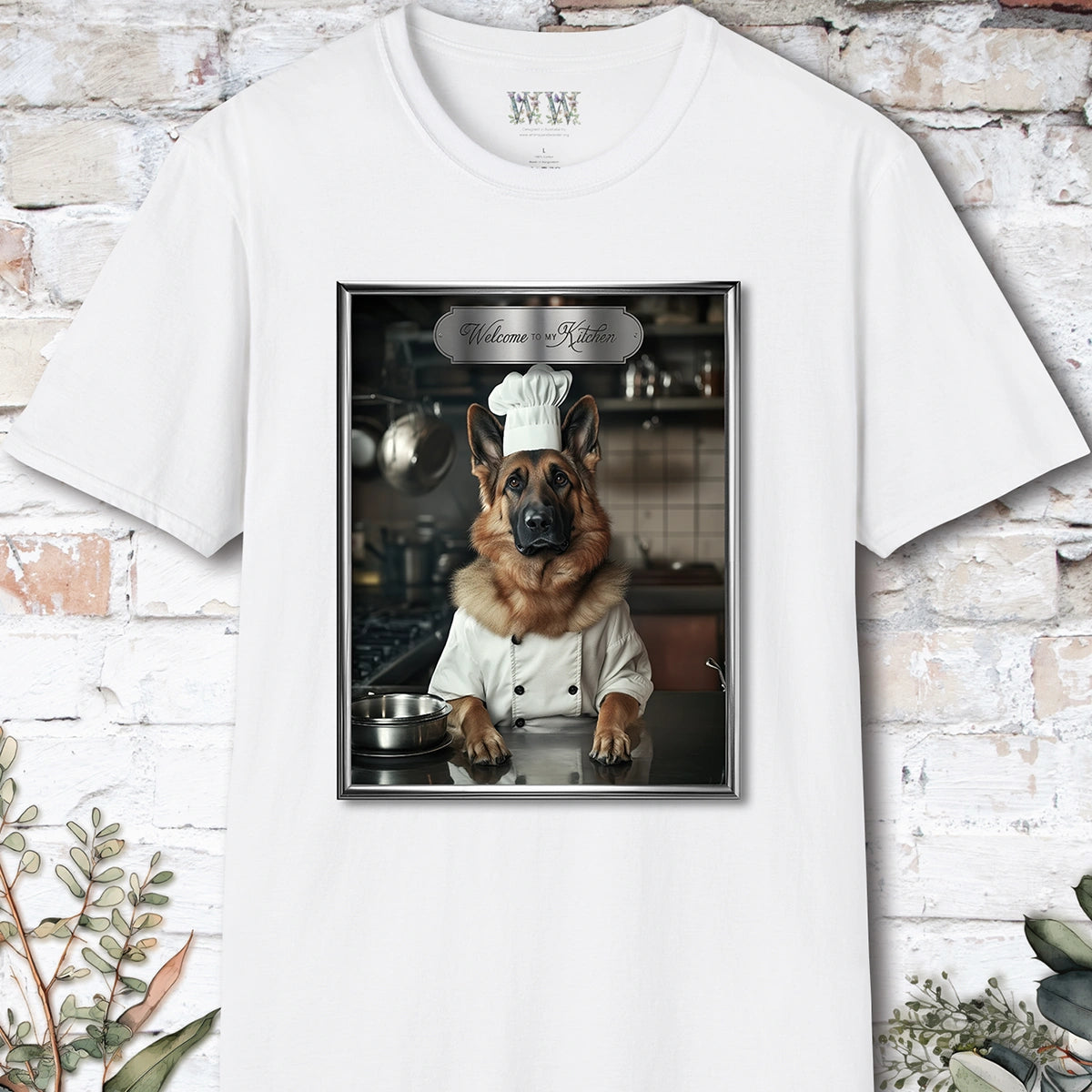 German Shepherd #2 Chef Unisex T shirt