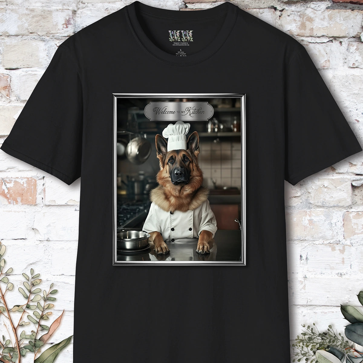 German Shepherd #2 Chef Unisex T shirt