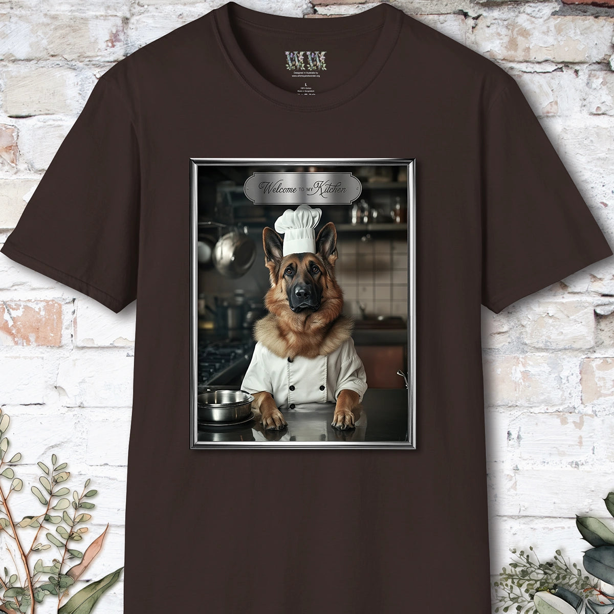 German Shepherd #2 Chef Unisex T shirt