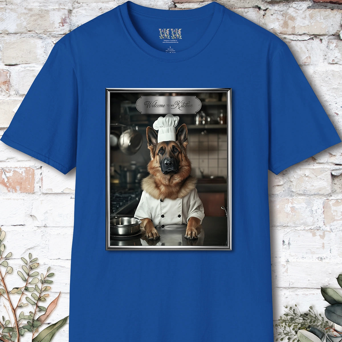 German Shepherd #2 Chef Unisex T shirt