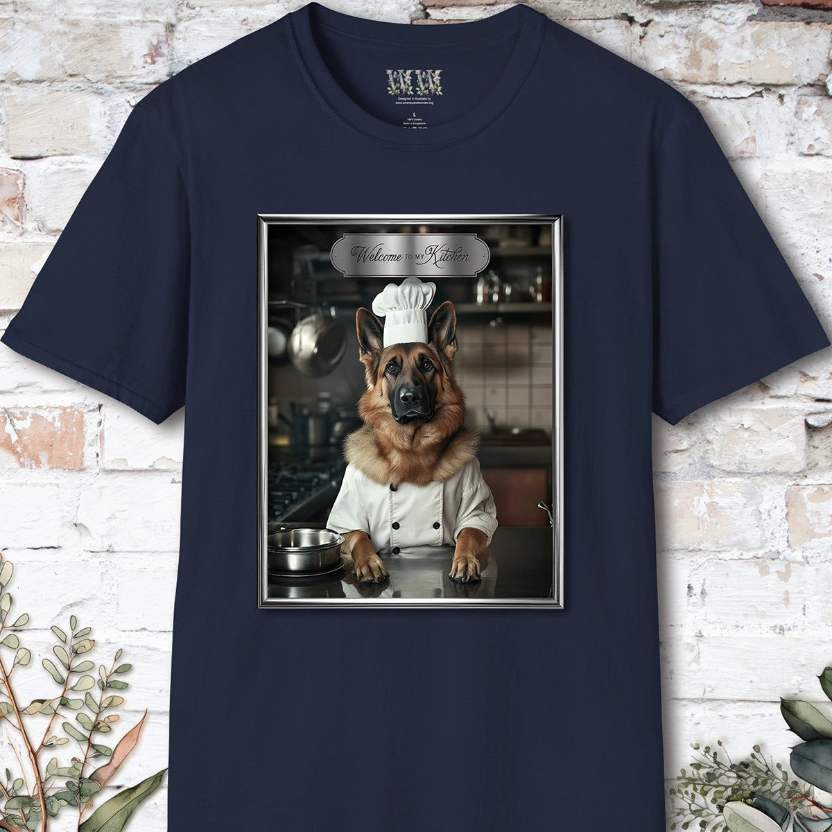 German Shepherd #2 Chef Unisex T shirt