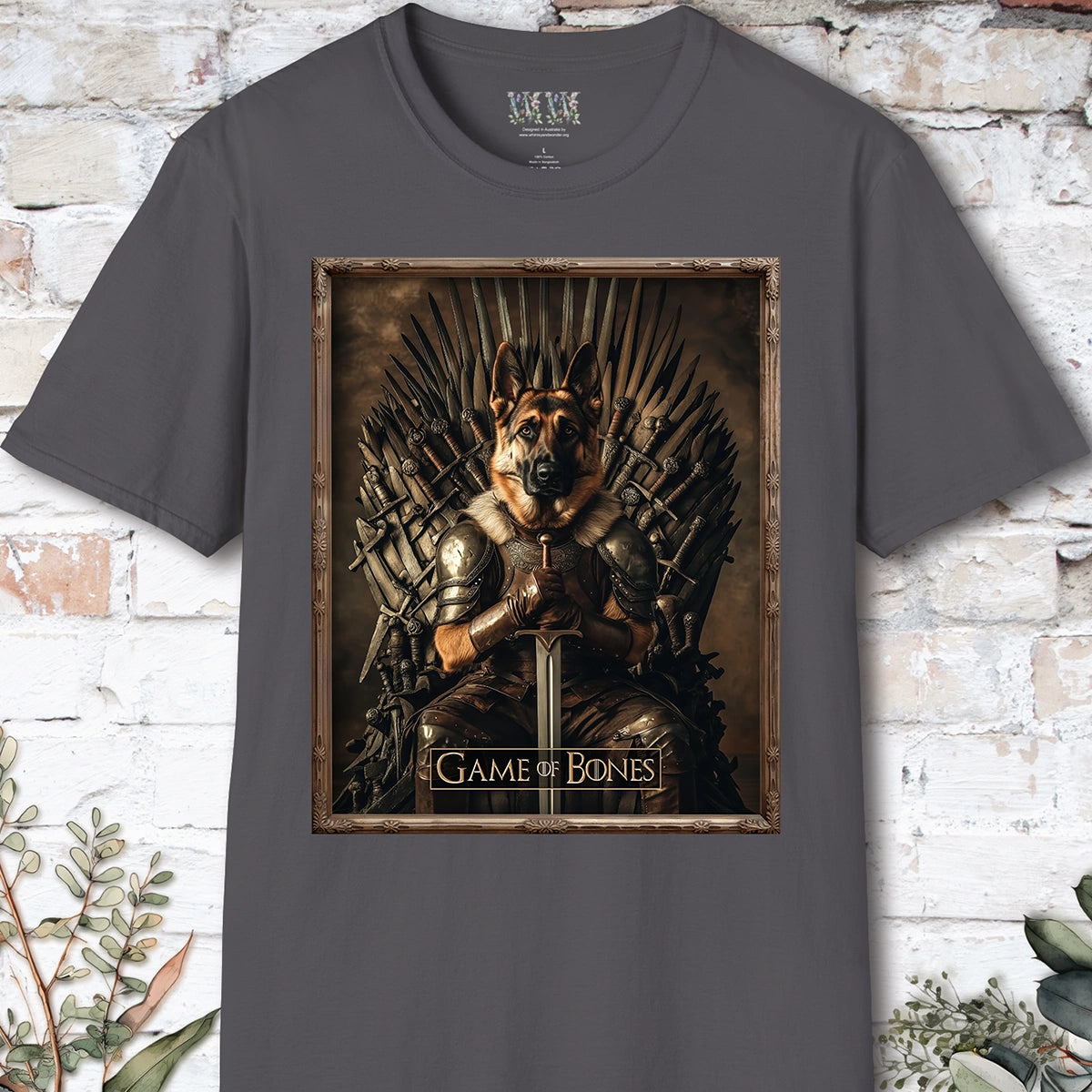 German Shepherd, Game of Bones, Unisex T shirt
