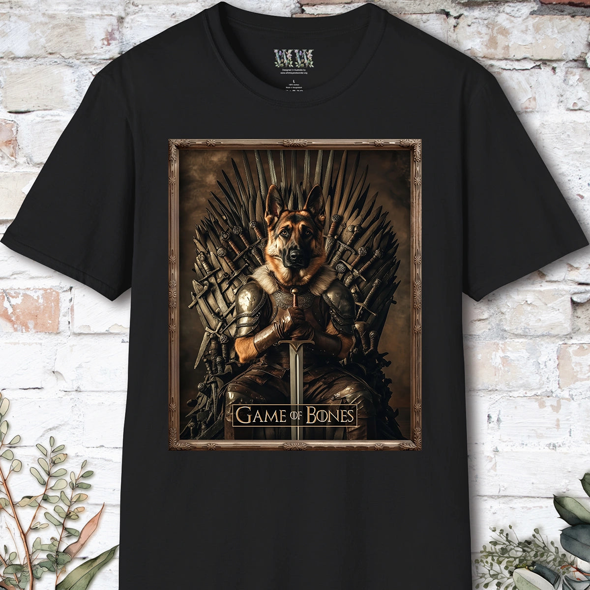 German Shepherd, Game of Bones, Unisex T shirt