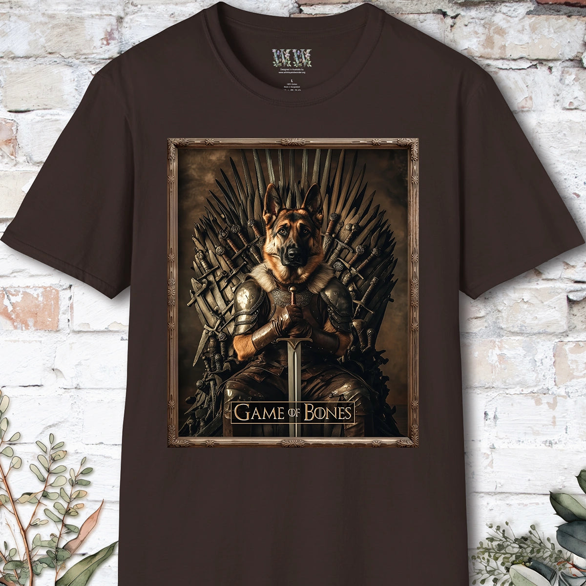 German Shepherd, Game of Bones, Unisex T shirt