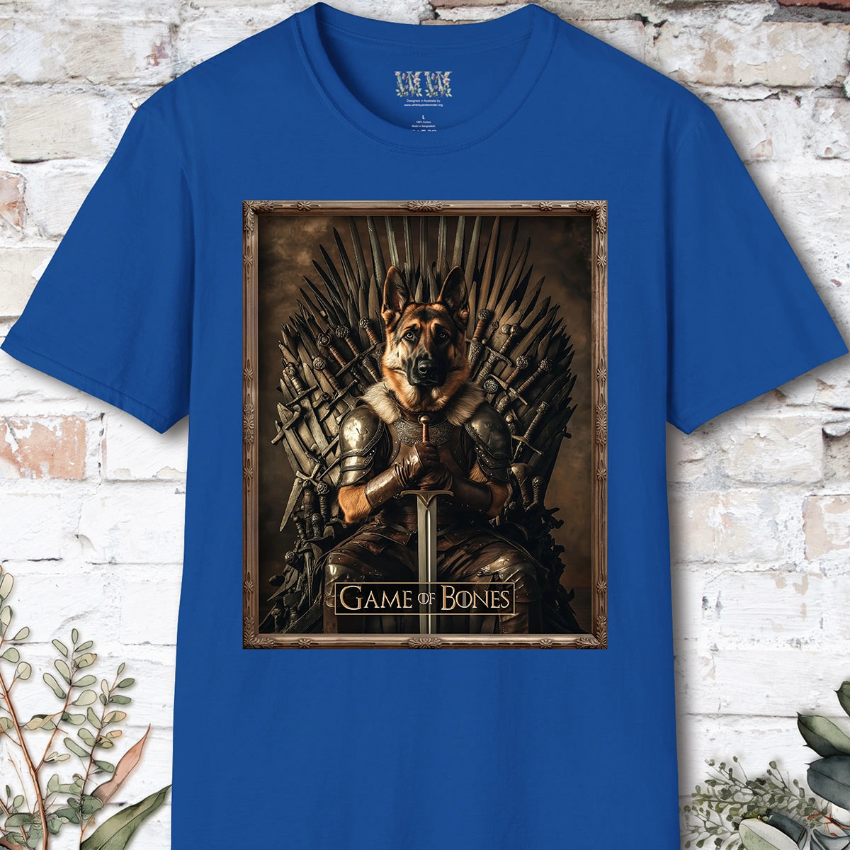 German Shepherd, Game of Bones, Unisex T shirt