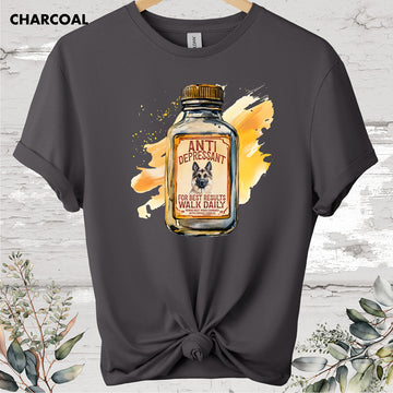 German Shepherd Antidepressant T shirt