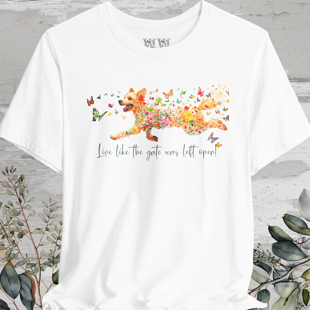 Golden Doodle / Groodle 'Live like the gate was left open' T shirt