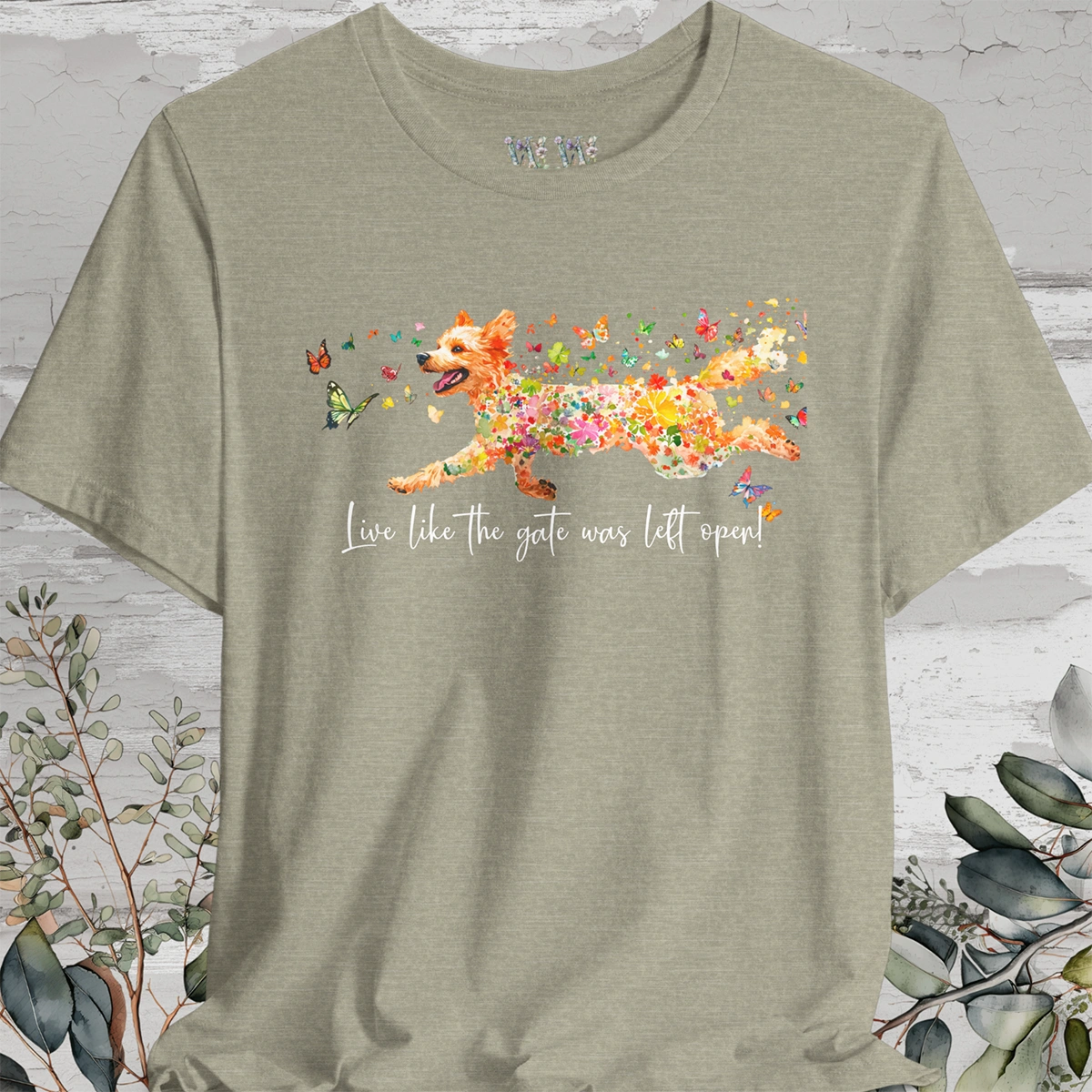 Golden Doodle / Groodle 'Live like the gate was left open' T shirt
