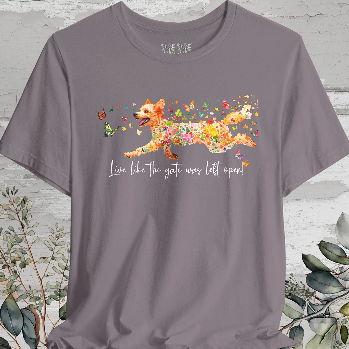 Golden Doodle / Groodle 'Live like the gate was left open' T shirt