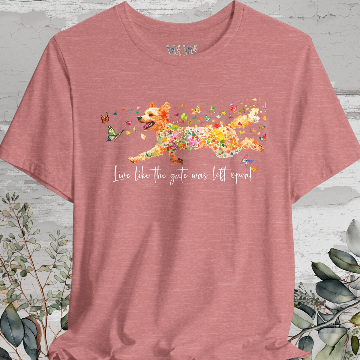 Golden Doodle / Groodle 'Live like the gate was left open' T shirt