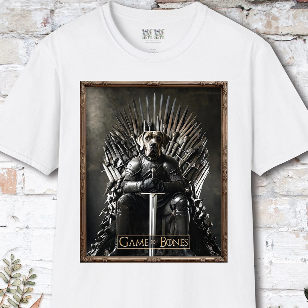 Great Dane, Game of Bones, Unisex T shirt