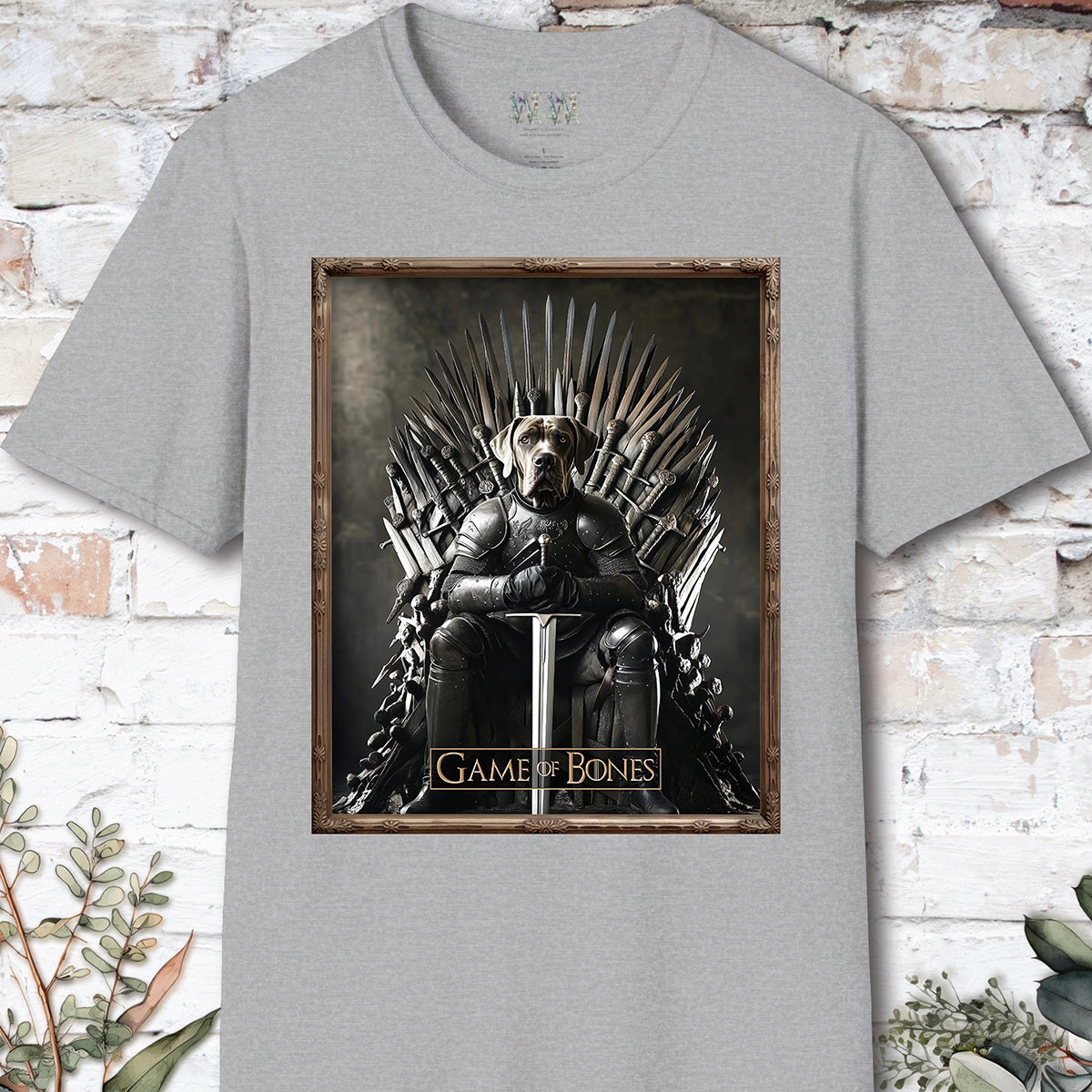 Great Dane, Game of Bones, Unisex T shirt