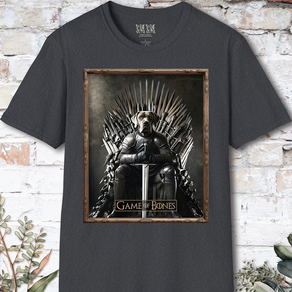 Great Dane, Game of Bones, Unisex T shirt