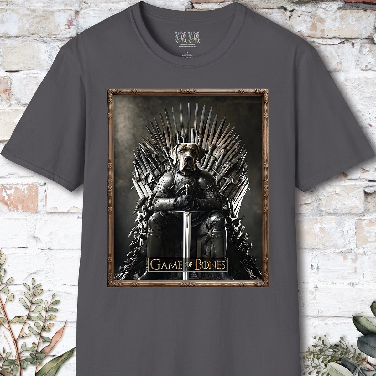 Great Dane, Game of Bones, Unisex T shirt