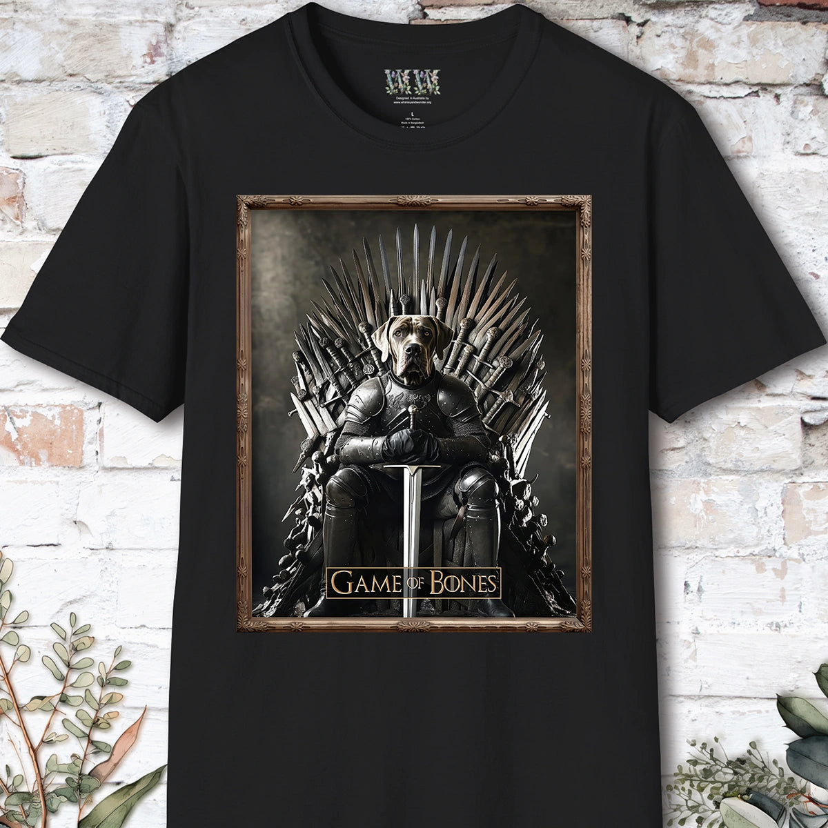 Great Dane, Game of Bones, Unisex T shirt