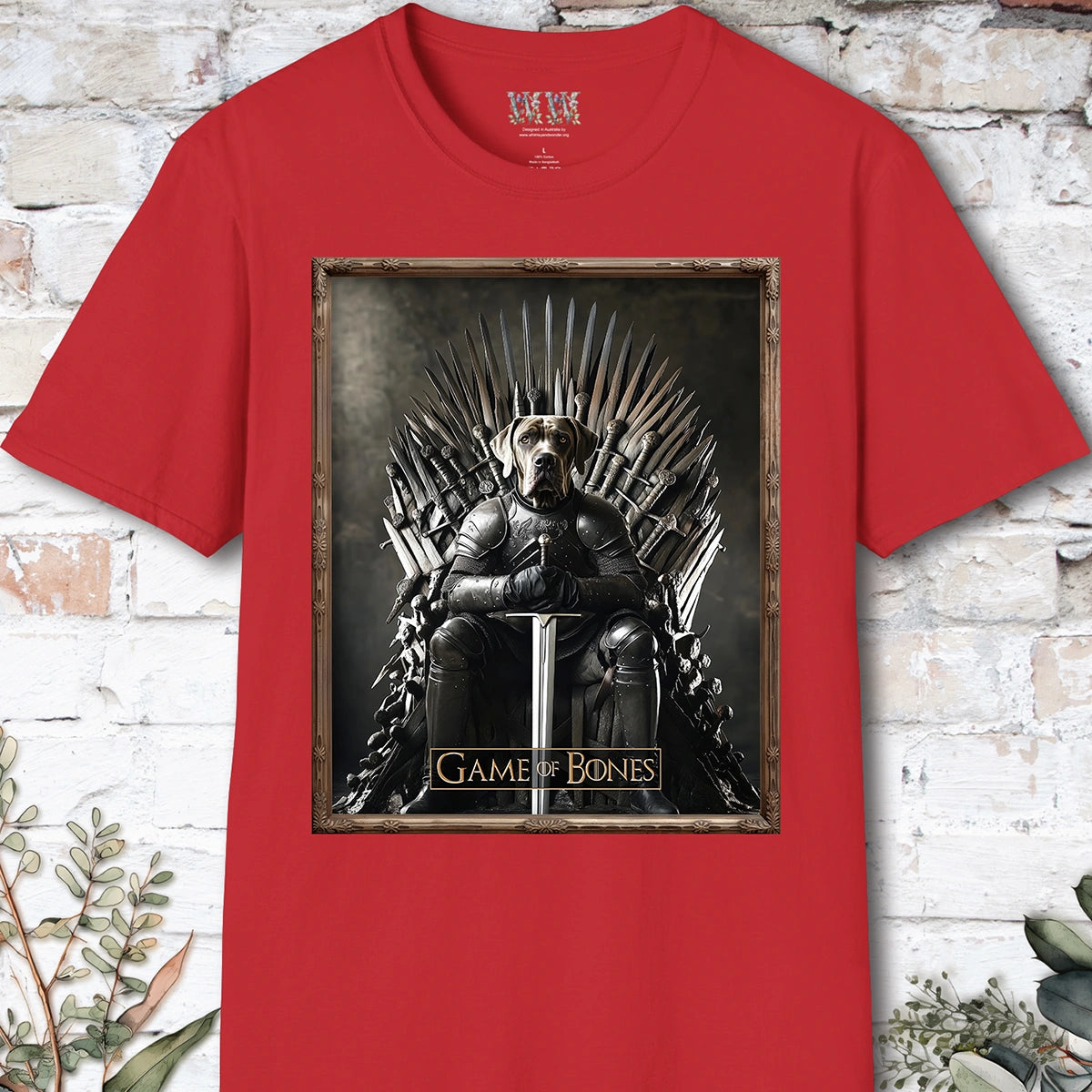 Great Dane, Game of Bones, Unisex T shirt