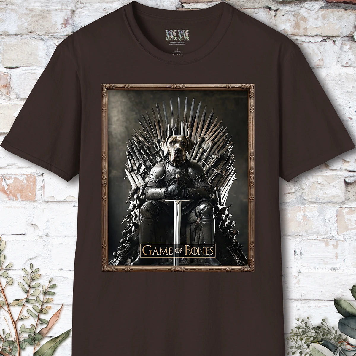 Great Dane, Game of Bones, Unisex T shirt