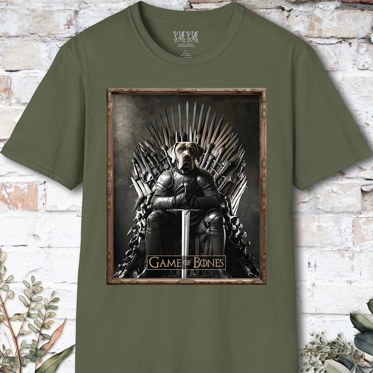 Great Dane, Game of Bones, Unisex T shirt