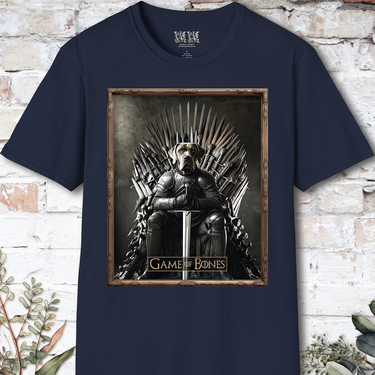 Great Dane, Game of Bones, Unisex T shirt