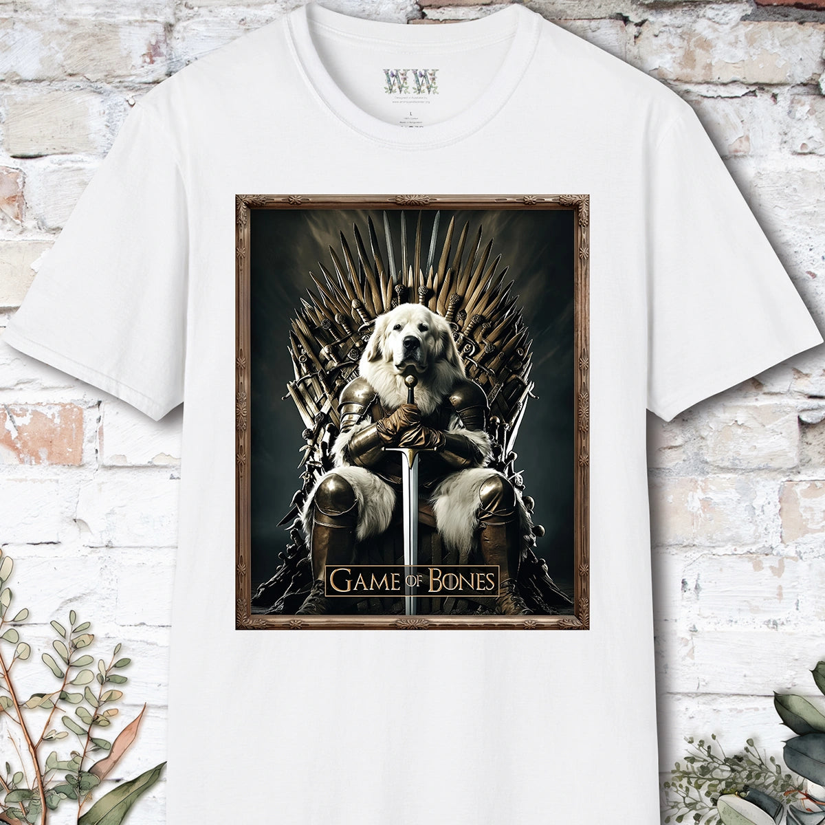 Great Pyrenees, Game of Bones, Unisex T shirt