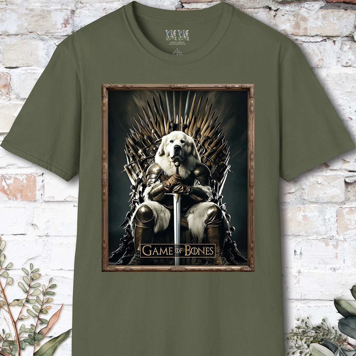 Great Pyrenees, Game of Bones, Unisex T shirt