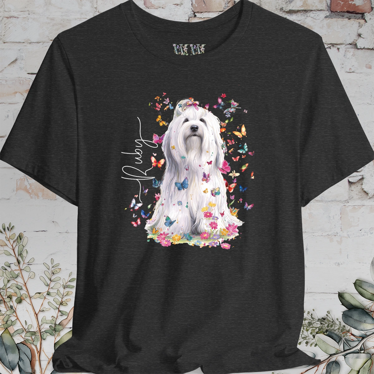 Havanese #8 Floral Personalized T shirt