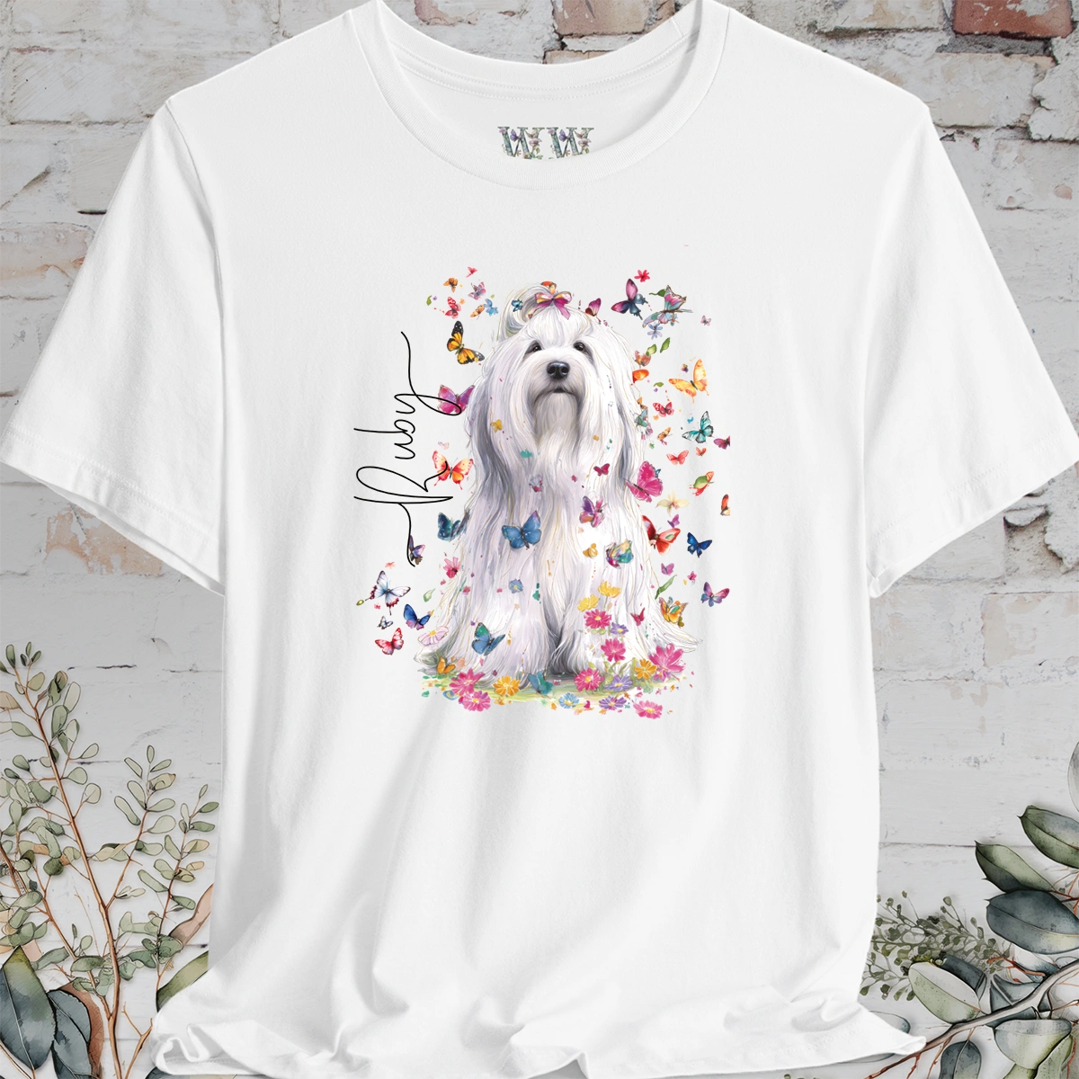 Havanese #8 Floral Personalized T shirt