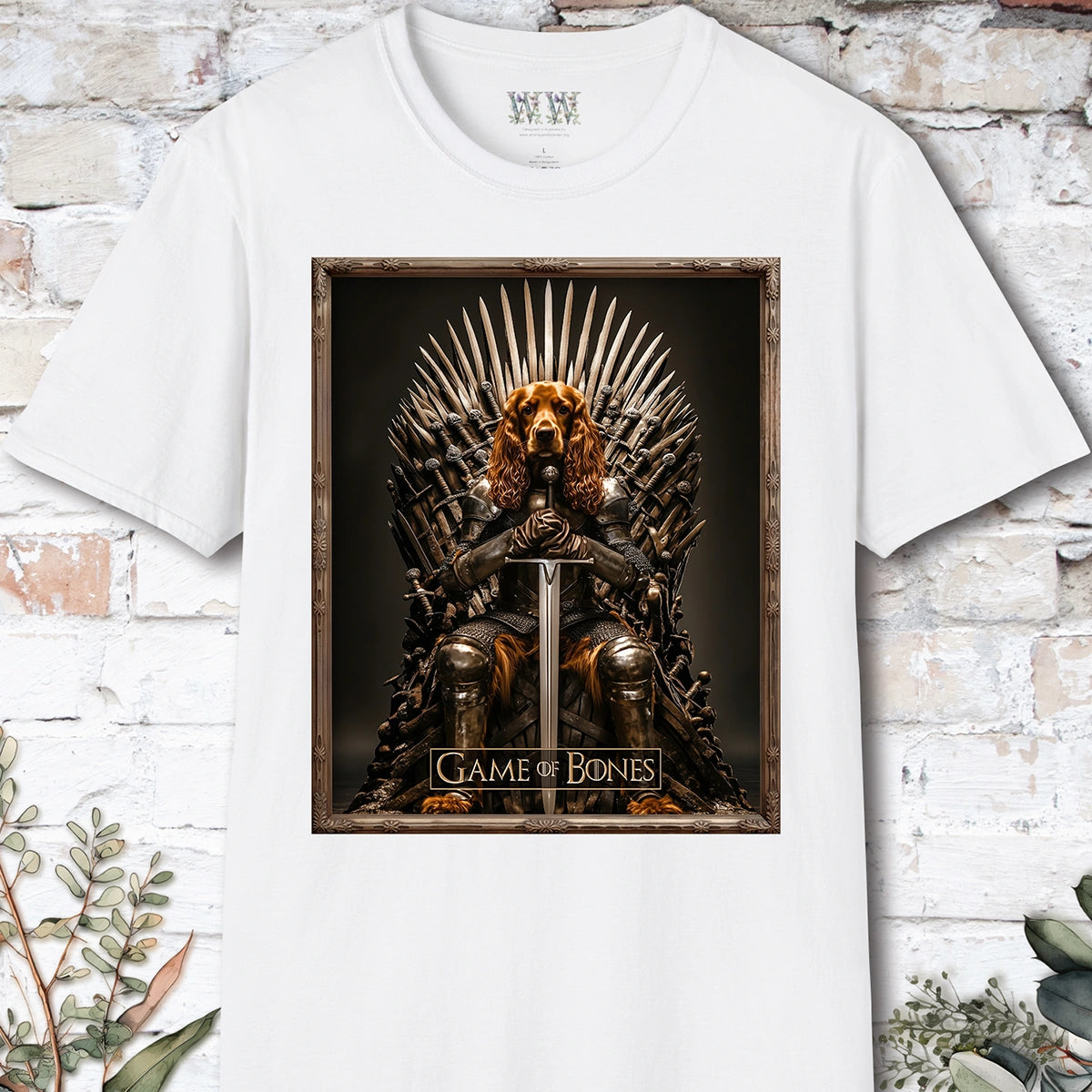 Irish Setter, Game of Bones, Unisex T shirt