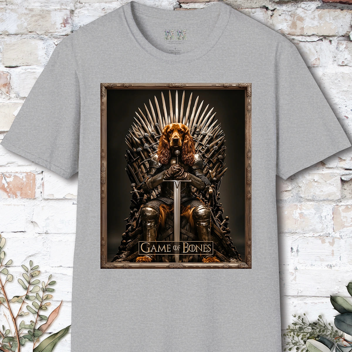 Irish Setter, Game of Bones, Unisex T shirt