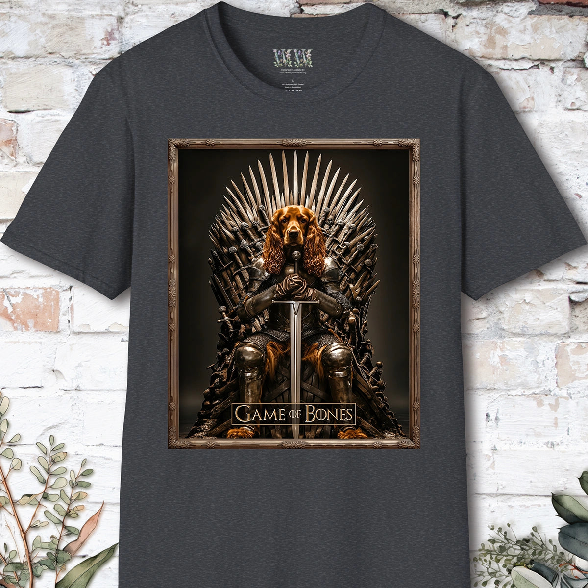 Irish Setter, Game of Bones, Unisex T shirt