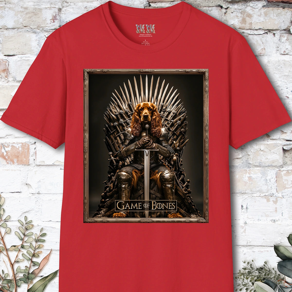 Irish Setter, Game of Bones, Unisex T shirt