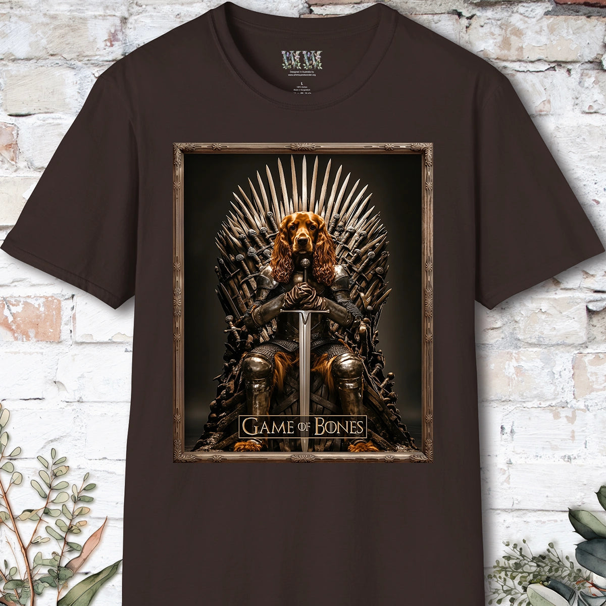 Irish Setter, Game of Bones, Unisex T shirt